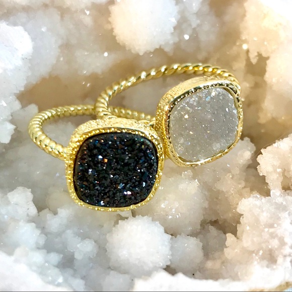 ✨Natural Druzy Quartz Ring✨ - Picture 8 of 8